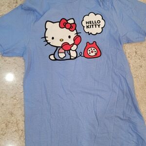 NWT Hello Kitty Light Blue S/S Tee SZ S